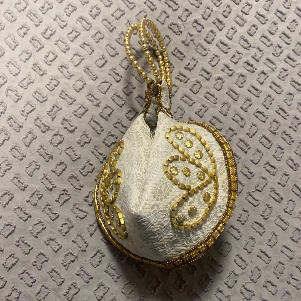 Beaded Fortune Cookie Purse
